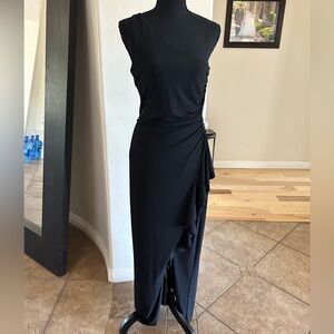 LONDON TIMES EVENING DRESS (8); black